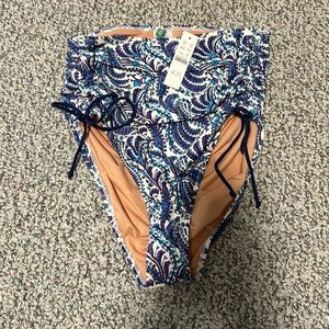 Jcrew high waist bikini bottom
